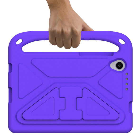 For Lenovo Tab M8 4th Gen Handle Portable EVA Shockproof Tablet Case(Purple)