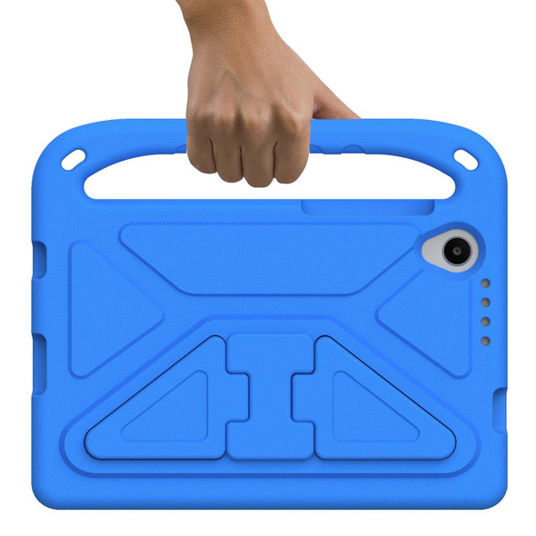 For Lenovo Tab M8 4th Gen Handle Portable EVA Shockproof Tablet Case(Blue)