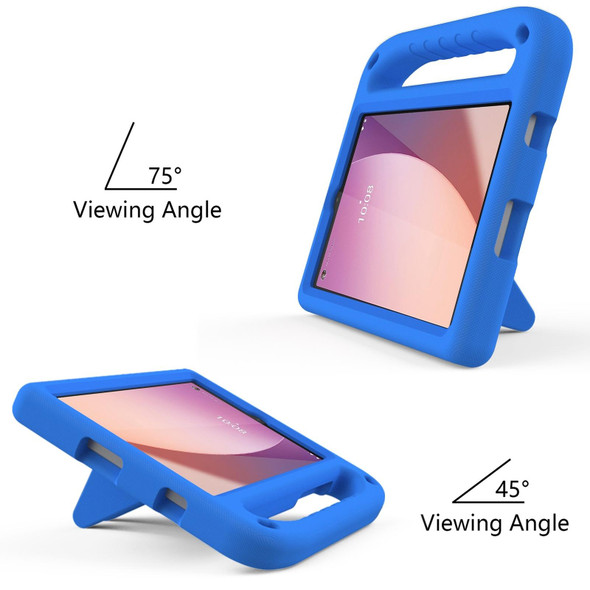 For Lenovo Tab M8 4th Gen Handle Portable EVA Shockproof Tablet Case(Blue)