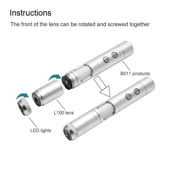 Supereyes DB02 Electronic Microscope UV Lamp for HCB0990