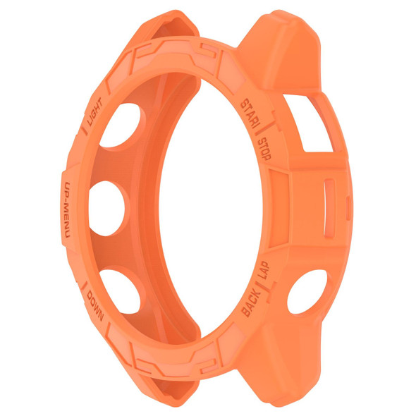 For Garmin Epix Pro 51mm / Fenix 7X / 7X Pro Armored TPU Half Wrapped Watch Protective Case(Orange)