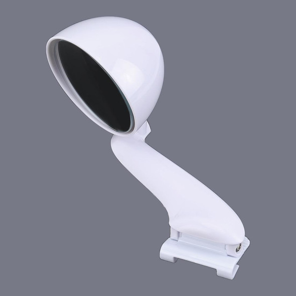 3R-094 Auxiliary Rear View Mirror Car Adjustable Blind Spot Mirror Wide Angle Auxiliary Rear View Side Mirror for Left Mirror(White)