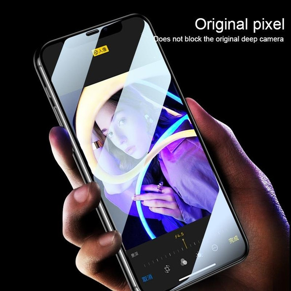 For iPhone 15 25pcs High Aluminum Large Arc Full Screen Tempered Glass Film