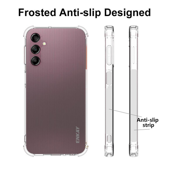 For Samsung Galaxy A25 5G ENKAY Transparent TPU Shockproof Phone Case