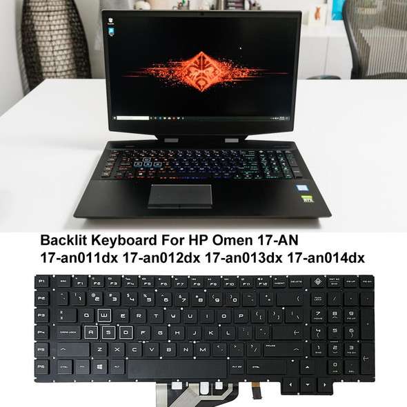 For HP Omen 17-AN / 17-AN011DX US Version Laptop Backlight Keyboard