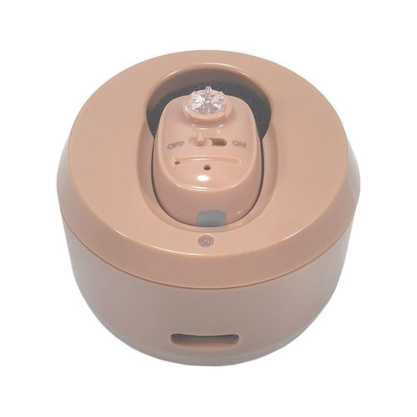 CIC Hearing Aids Rechargeable Invisible Wireless Hearing Aid Sound Amplifier(Skin Color)