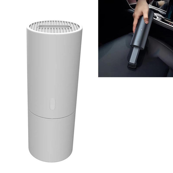 Creative Mini Handheld Portable Vacuum Cleaner USB Charging High Power Household Vacuum Cleaner(Pure White)