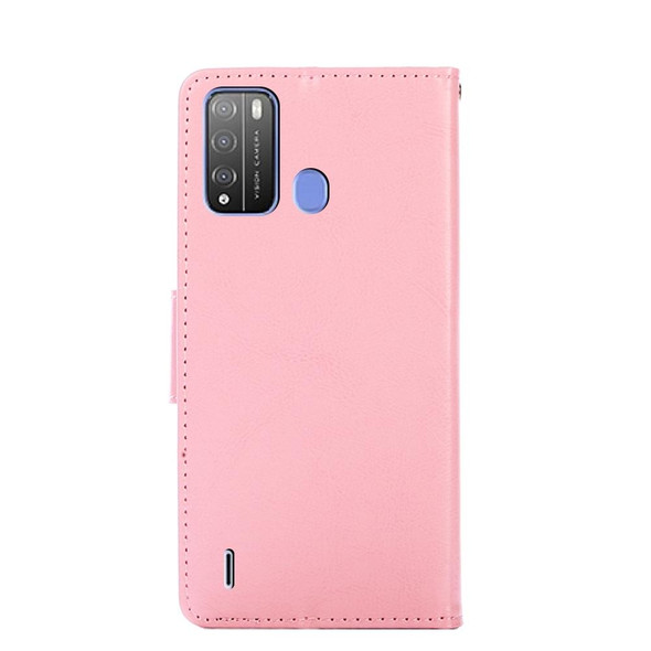 Itel Vision 1 Pro Crystal Texture Leather Phone Case(Pink)
