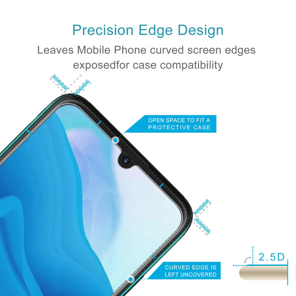 50 PCS 0.26mm 9H 2.5D Tempered Glass Film - Infinix Itel Vision 1