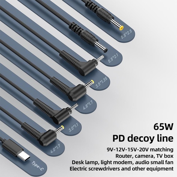 15V 3.5 x 1.35mm DC Power to Type-C Adapter Cable