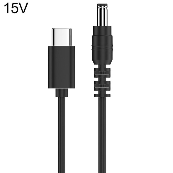 15V 5.5 x 2.1mm DC Power to Type-C Adapter Cable