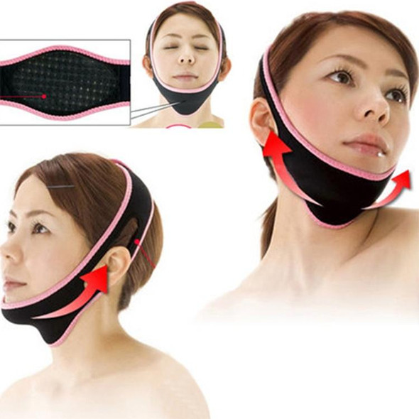 3 PCS Fashion Powerful 3D Face-lift Device Faciacl Beauty tool Thin-Face Bandages V-Face Correction Sleeping Face Shaper(Black)