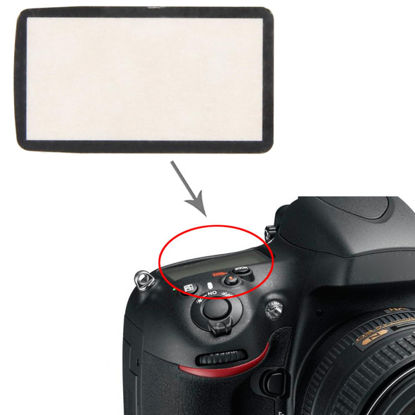 For Nikon D800 Top Cover Shoulder LCD Outer Lens