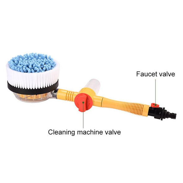 Car Cleaning Tools Chenille Automatic Rotating Car Wash Brush, Style: Single Water Brush