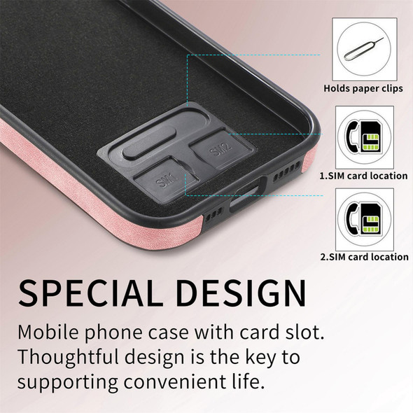 For iPhone 15 Skin-Feel Electroplating TPU Shockproof Phone Case(Pink)