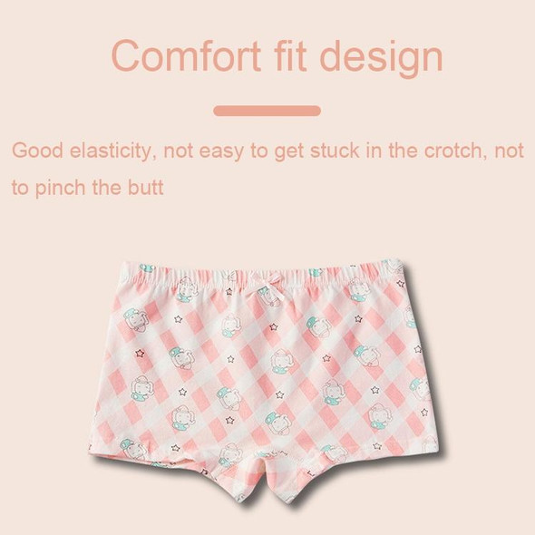 4pcs Cartoon Comfortable Combed Cotton Soft Breathable Girls Underwear, Size: XXL(DH055)