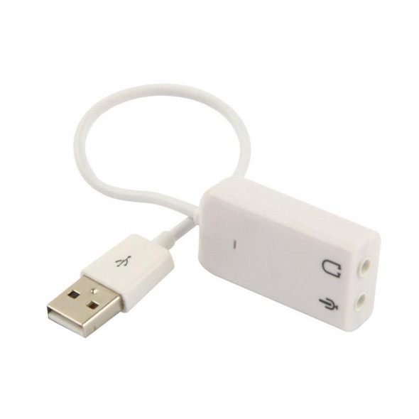 7.1 Channel USB Sound Adapter(White)