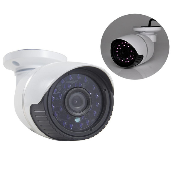 H.264 Wired Infrared Waterproof / Vandalproof IP Camera, 1 / 3 inch 4mm 1.3 Mega Pixels Fixed Lens, Motion Detection / Privacy Mask and 30m IR Night Vision, Support HD 720P (1280 x 720)