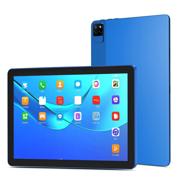 BDF P40 4G LTE Tablet PC 10.1 inch, 8GB+128GB, Android 11 MTK6755 Octa Core, Support Dual SIM, EU Plug(Blue)