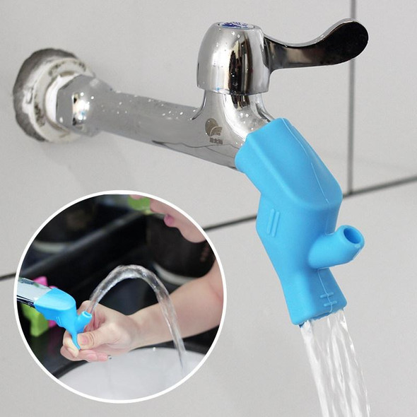 10 PCS 2 in 1 Travel Portable Simple Mouthwash Cup Silicone Faucet Extension Extender Children Hand Washing Device Sink(Random Color Delivery)