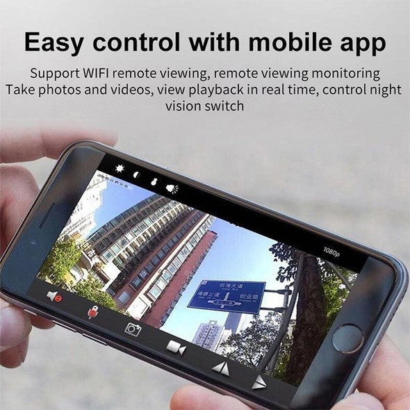A9 720P Wifi Wireless Network Camera Wide-angle Recorder (White)