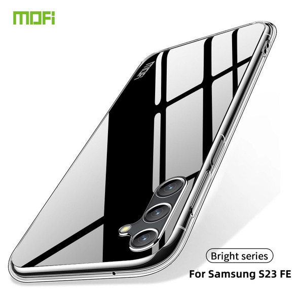 For Samsung Galaxy S23 FE 5G MOFI Ming Series Ultra-thin TPU Phone Case(Transparent)