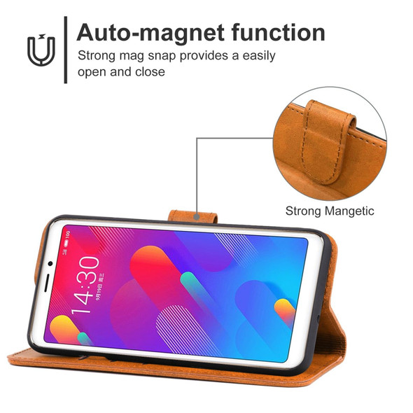 Leather Phone Case - Meizu V8 Pro(Brown)