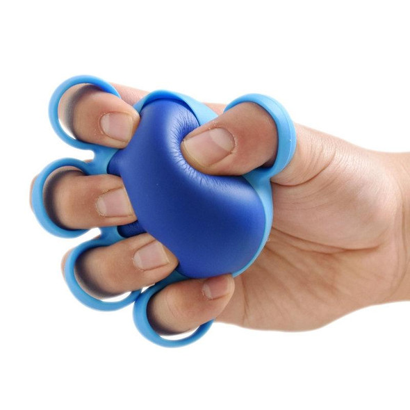 2 PCS Five-Finger Grip Ball Finger Strength Rehabilitation Training Equipment, Specification: 10 Pound Round (Silicone Sleeve)