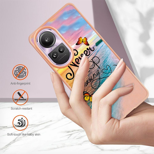 For OPPO Reno10 Pro 5G Global Electroplating IMD TPU Phone Case(Dream Butterfly)