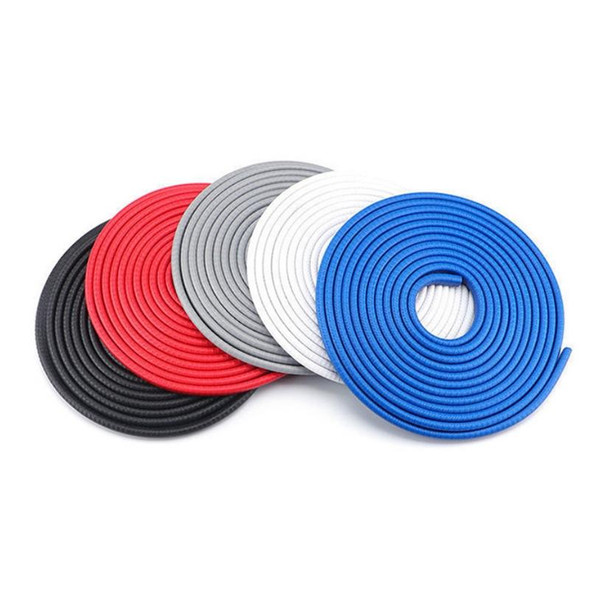 10m U-shaped Non-stick Car Rubber Seal Bumper(Blue)