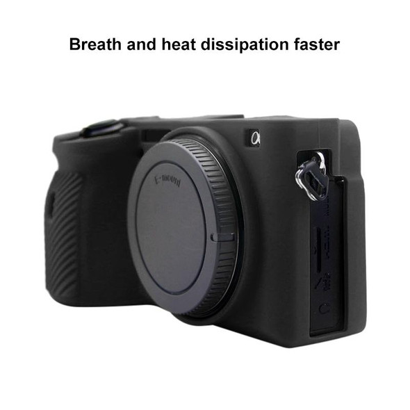 PULUZ Soft Silicone Protective Case for Sony A6600 / ILCE-6600 (Black)