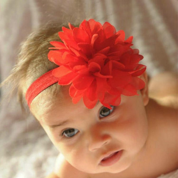 3 in 1Children Bow Flower Headband Hair Band Hair Ring Read Tiara(Khaki)