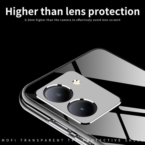 For vivo Y78 / Y78+/ V29 Lite Global MOFI Ming Series Ultra-thin TPU Phone Case(Transparent)
