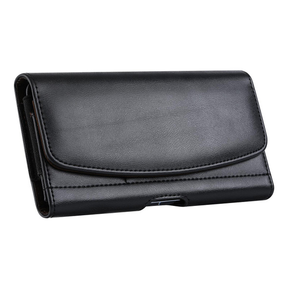 4.1-5.1 inch Multifunctional Waist Bag Mobile Phone Leatherette Case(Black)