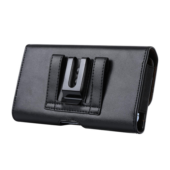 3.5-4.0 inch Multifunctional Waist Bag Mobile Phone Leatherette Case(Black)