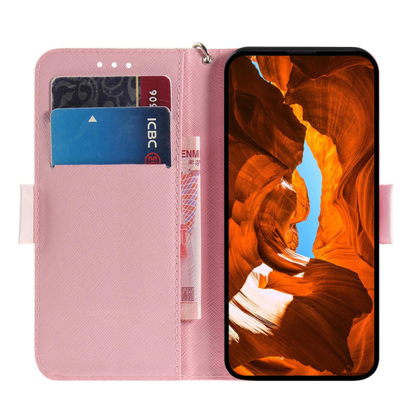 For Samsung Galaxy A25 5G 3D Colored Horizontal Flip Leatherette Phone Case(Magnolia)