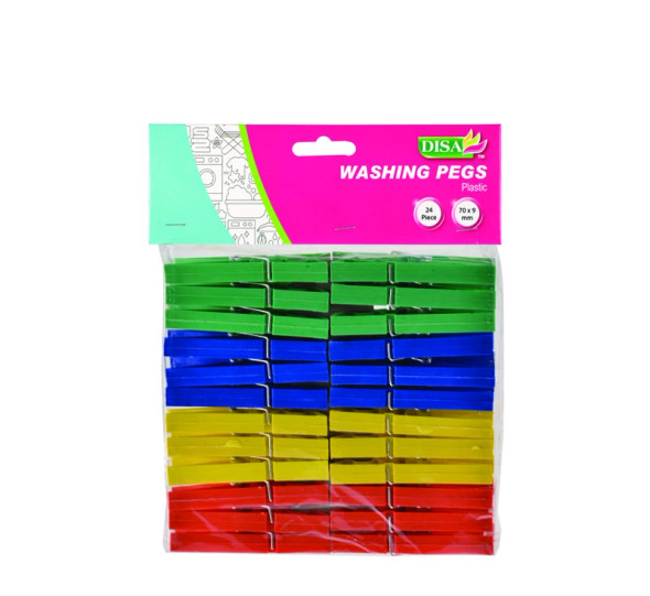 Washing Pegs 70mm 24-Piece