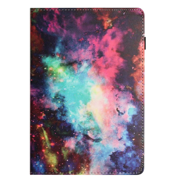 For Lenovo Tab M10 Sewing Litchi Texture Smart Leatherette Tablet Case(Starry Sky)