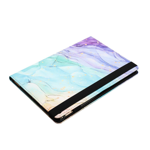 For iPad 10.5 2019 Sewing Litchi Texture Smart Leatherette Tablet Case(Oil Painting)