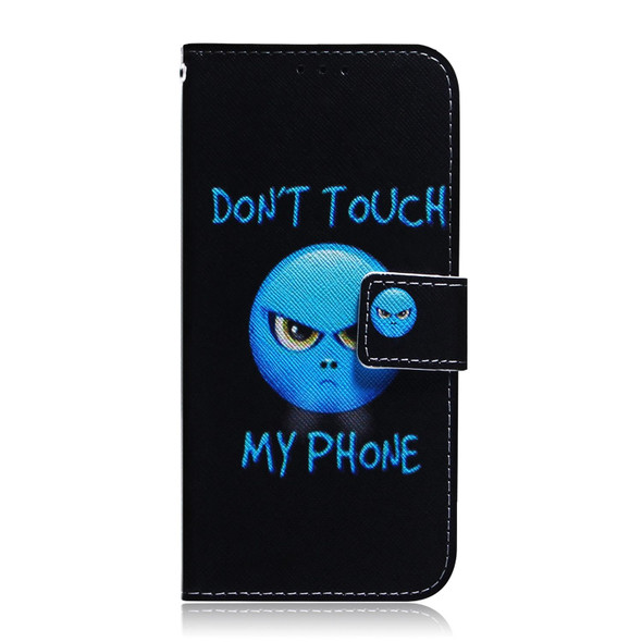 For OPPO Reno10 5G Global/Reno10 Pro Global Coloured Drawing Flip Leatherette Phone Case(Anger)