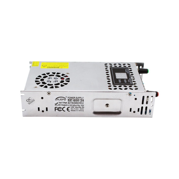 SE-600-24 DC24V 600W 25A GYUSPW Adjustable Voltage and Current Light Bar Regulated Switching Power Supply