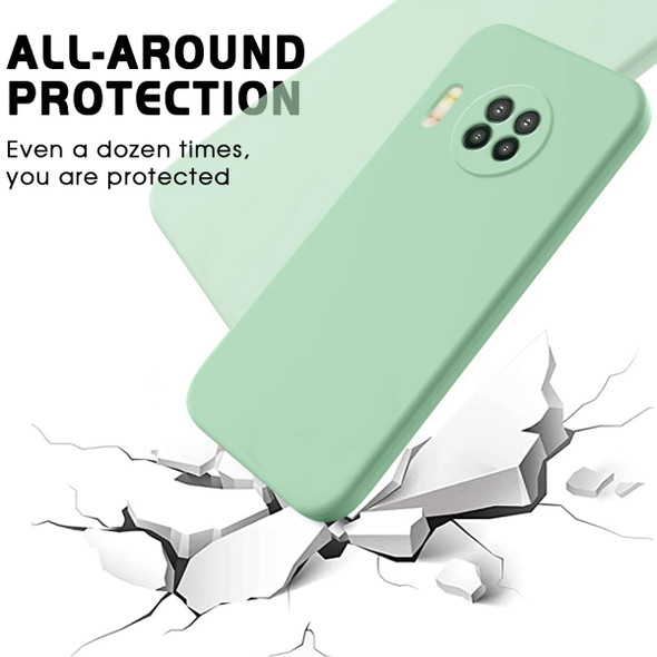 For Hisense Infinity H50 Zoom Pure Color Liquid Silicone Shockproof Phone Case(Green)