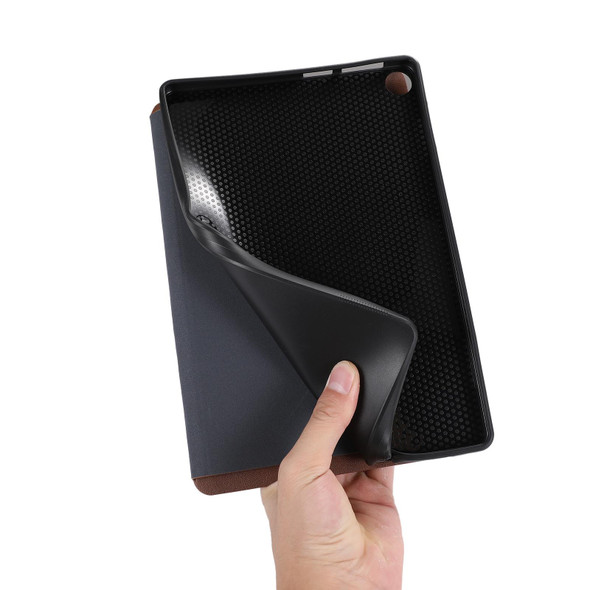 For Lenovo Tab M10 3rd Gen PU Flip Tablet Protective Leatherette Tablet Case(Brown)