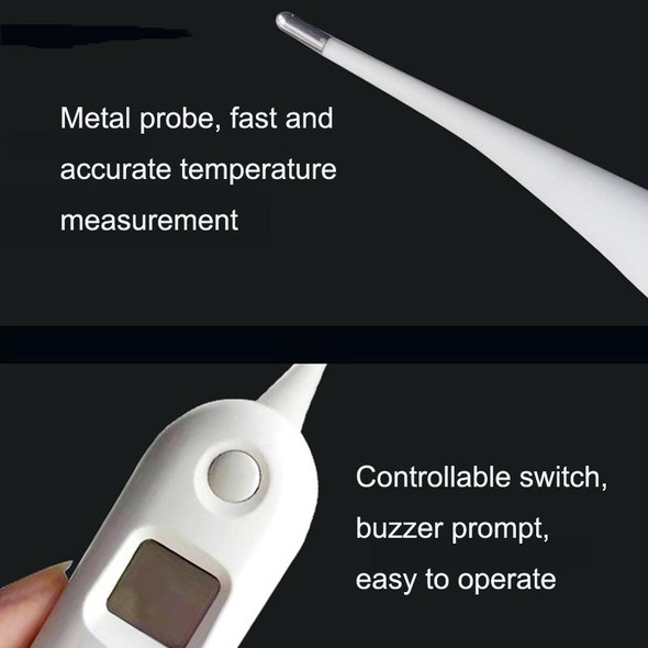 Large Screen Electronic Fast Veterinary Thermometer(As Show)