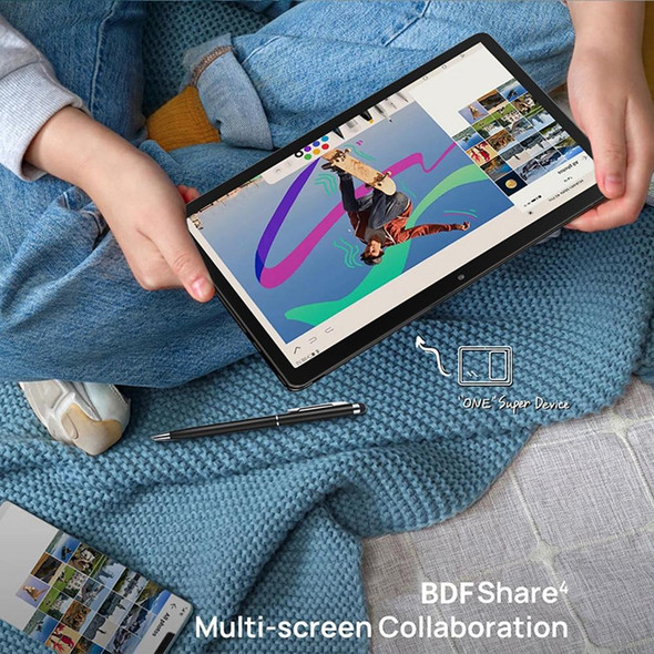 BDF K107 3G Phone Call Tablet PC 10.1 inch, 2GB+32GB, Android 9.0 MTK6735 Quad Core, Support Dual SIM, EU Plug(White)