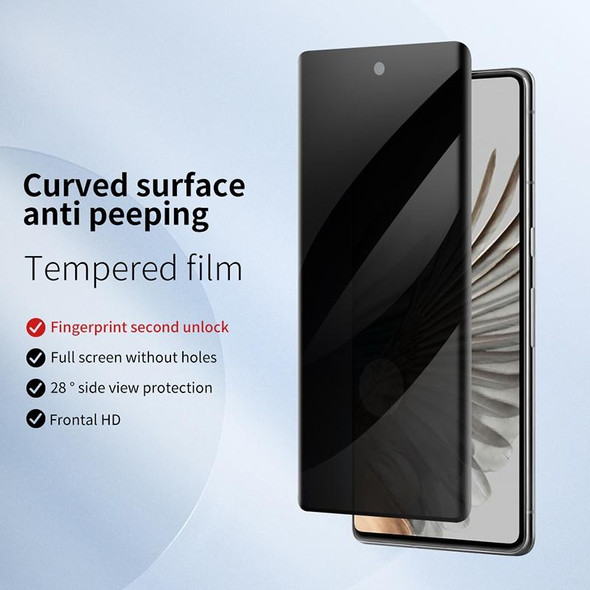 For Samsung Galaxy S21 Ultra 5G 3D Curved Edge Privacy Tempered Glass Film