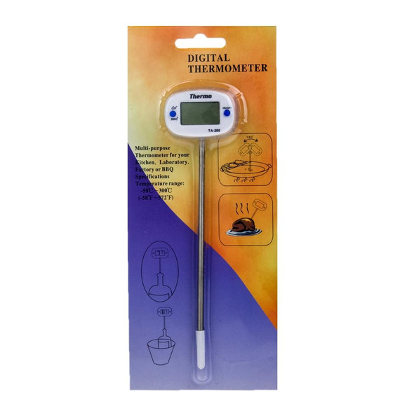 TA-288 Digital Thermometer, Temperature Range: -50C - 300C(White)