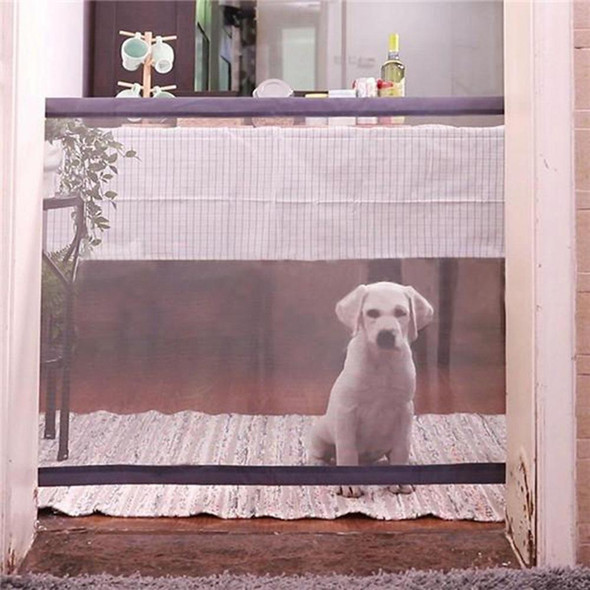 Dog Pet Fences Portable Folding Safe Protection Safety Door Magic Gate - Dogs Cat Pet, Size:180cm x72cm(Beige)