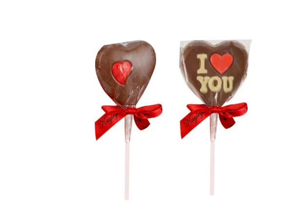 Choc Valentine Lolly 25g