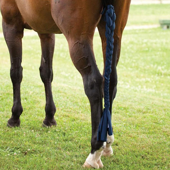 Horse Protective Supplies Ponytail Anti-Mosquito Fossil Warming Horse Tail Package(Blue)